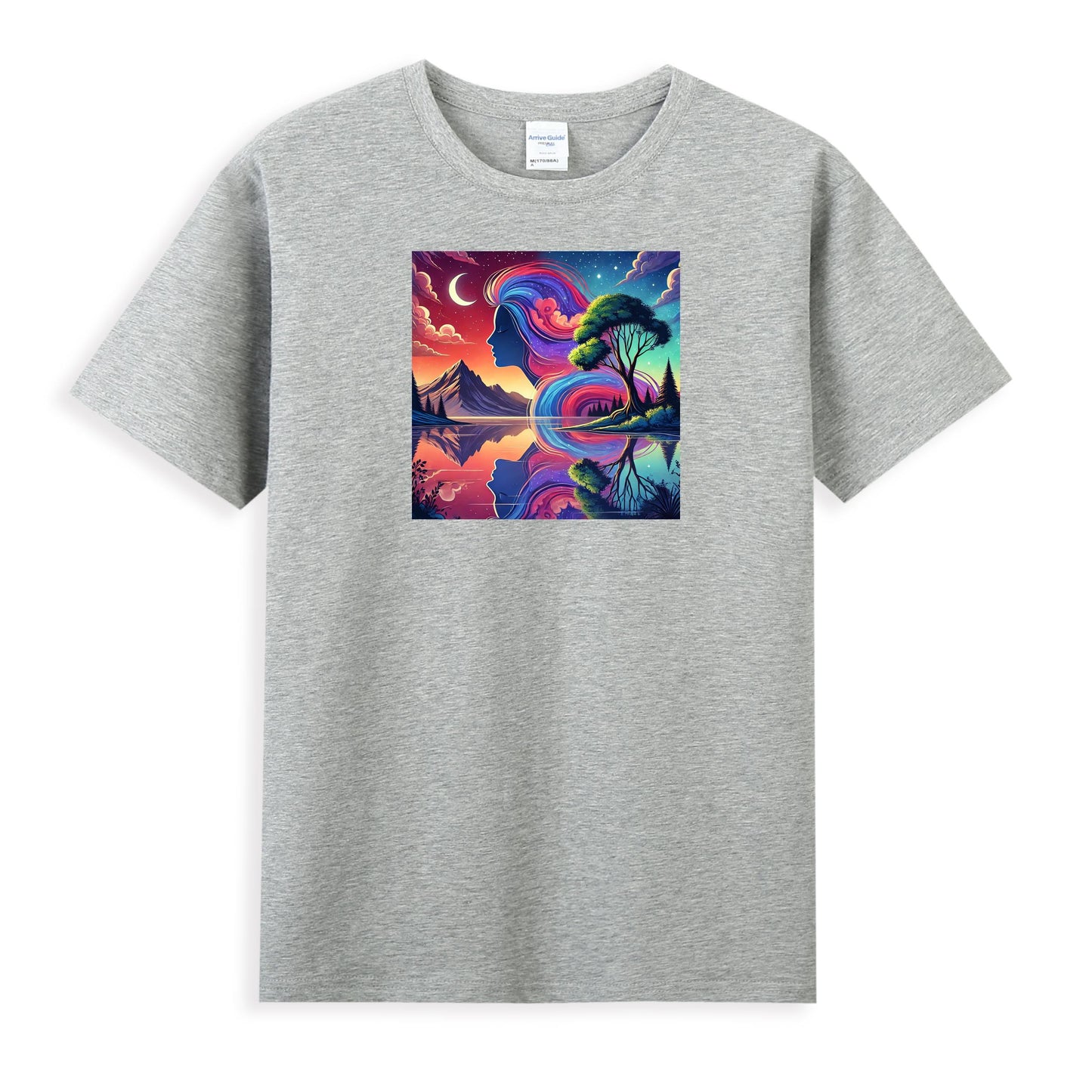 Cosmic Reflections - Women's Mystical Landscape Tee